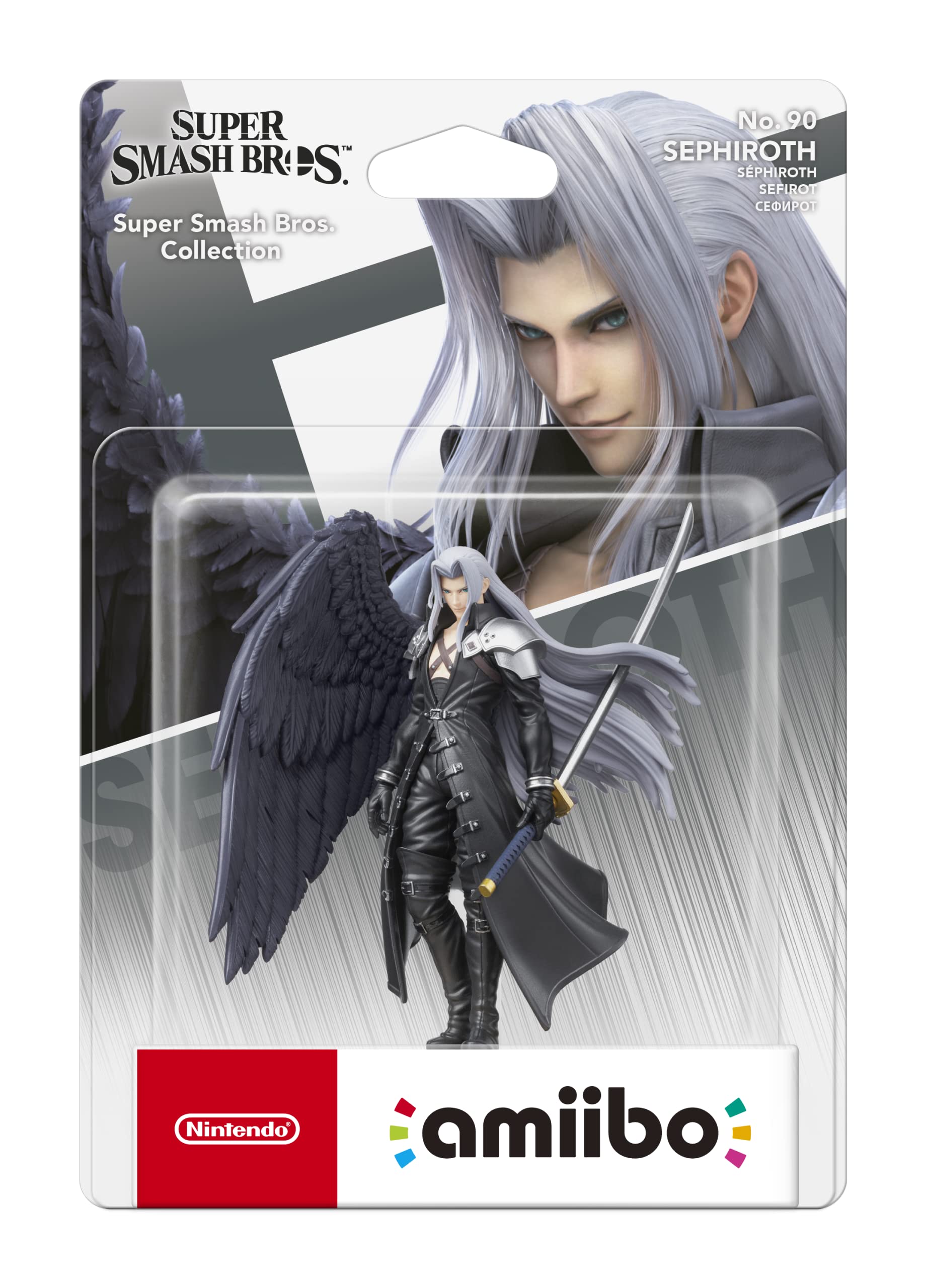Nintendo Amiibo Sephiroth - Figura Coleccionable Super Smash Bros. Interactiva Nintendo Amiibo Sephiroth - Figura Coleccionable Super Smash Bros. Interactiva